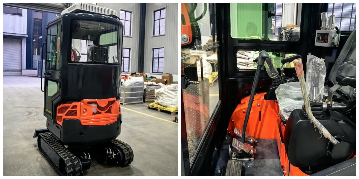 Excavadora de jardín de 2,5 toneladas