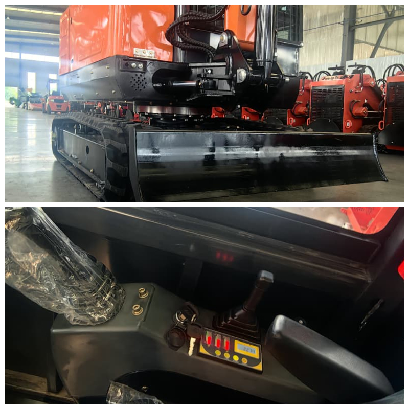 Ensacador de miniescavadeira de esteira de 3,5 toneladas