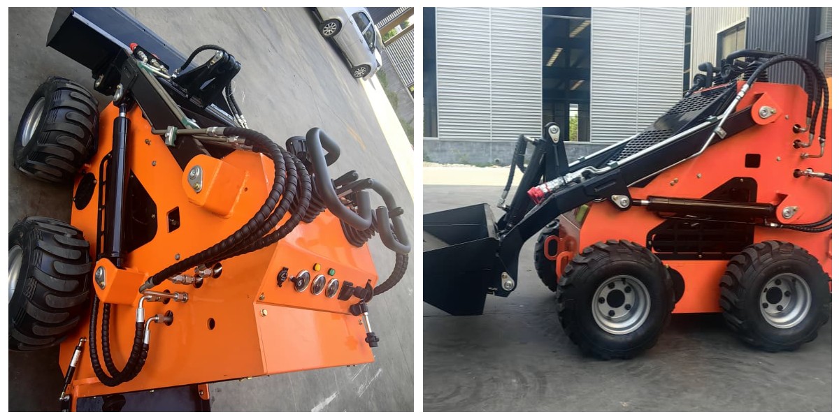 Skid Steer Hydraulic Drive With Rubber Track