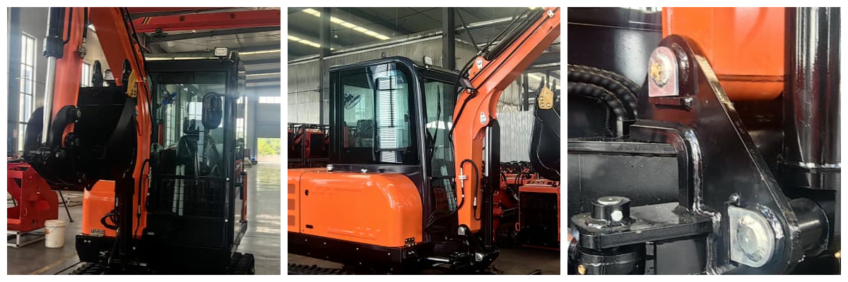 Miniexcavadora sobre orugas de 3,5 toneladas