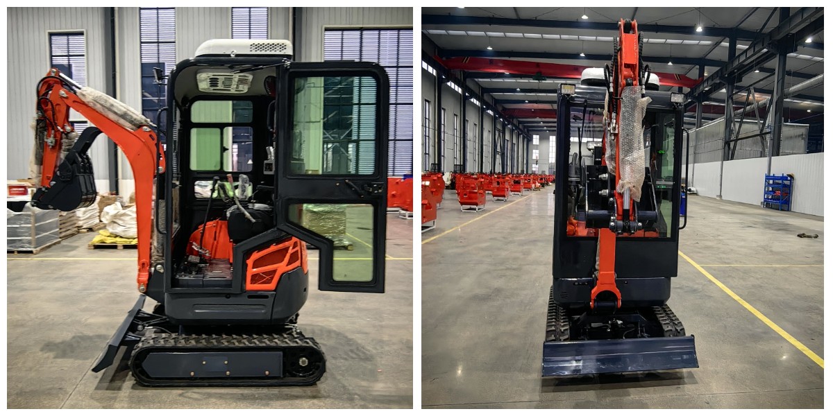 Minikoparka gąsienicowa o udźwigu 2,5 tony Minikoparka gąsienicowa o udźwigu 2,5 tony