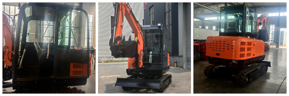 Koparka gąsienicowa o udźwigu 3,5 tony