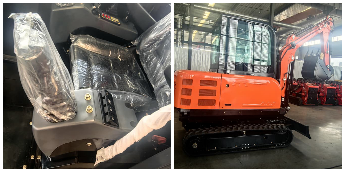 3,5 ton amfibiegrävmaskin för band