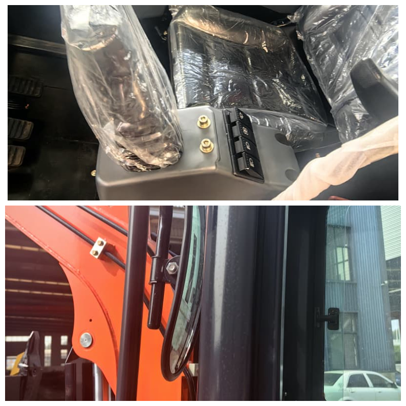 Ensacador de miniescavadeira de esteira de 3,5 toneladas