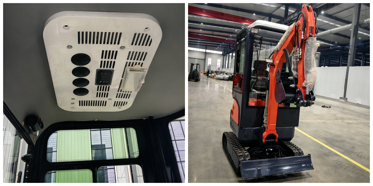 Pásové rypadlo Mini Bagger o hmotnosti 3 tuny