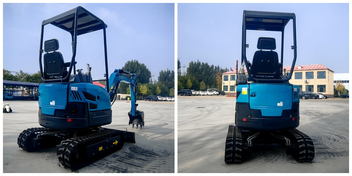 Použité 2 tonové minihydraulické pásové rýpadlo Použité 2 tonové minihydraulické pásové rýpadlo