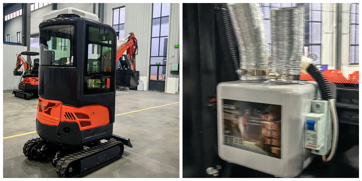 Mała koparka gąsienicowa o udźwigu 3 ton