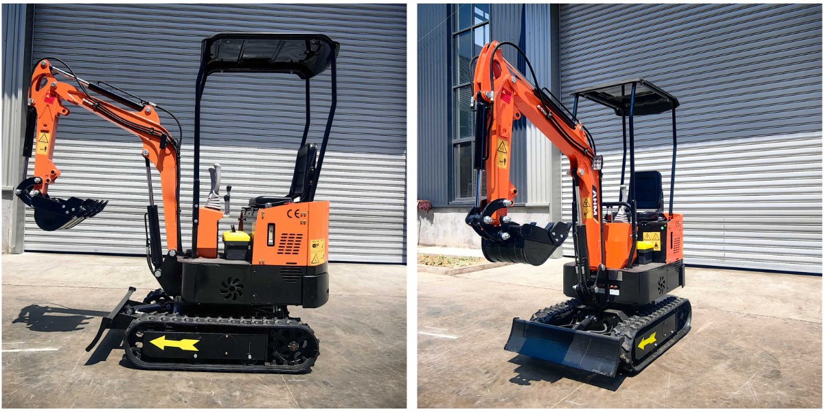 Miniescavadeira de esteira