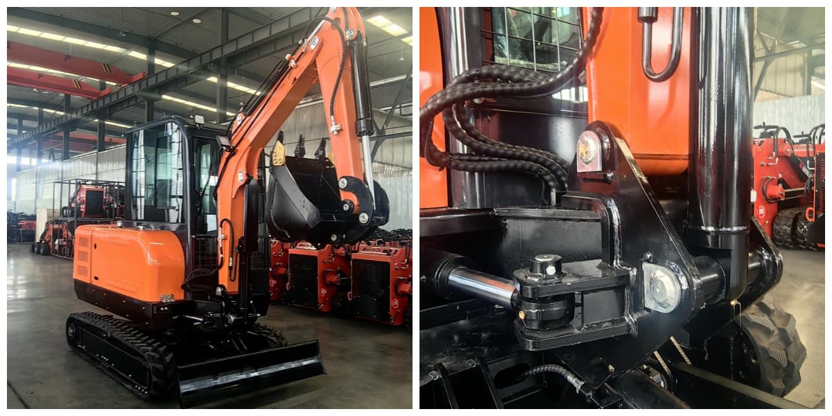 Koparka gąsienicowa o udźwigu 3,5 tony