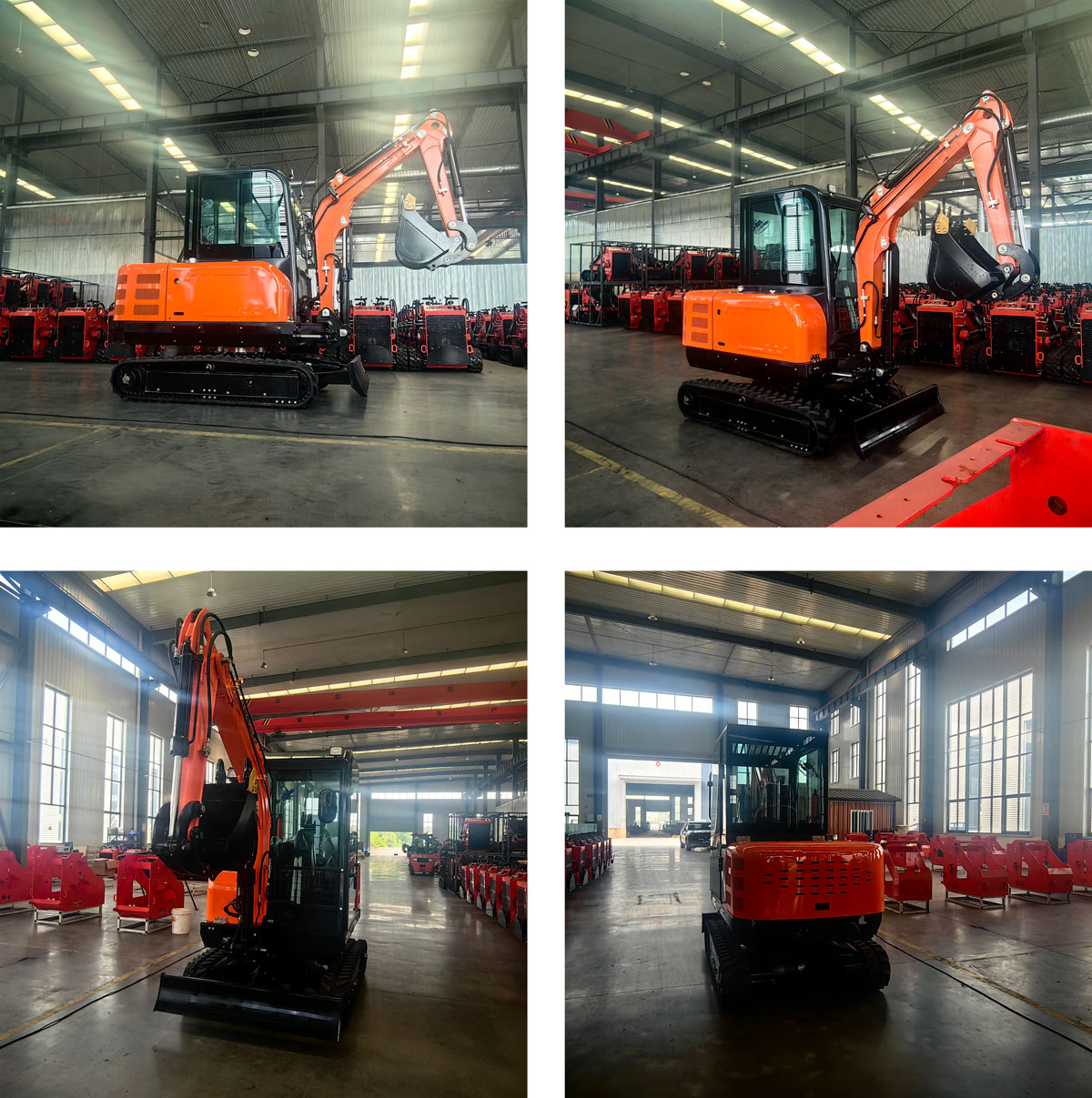 Kompaktné pásové rýpadlo Kompaktné pásové rýpadlo