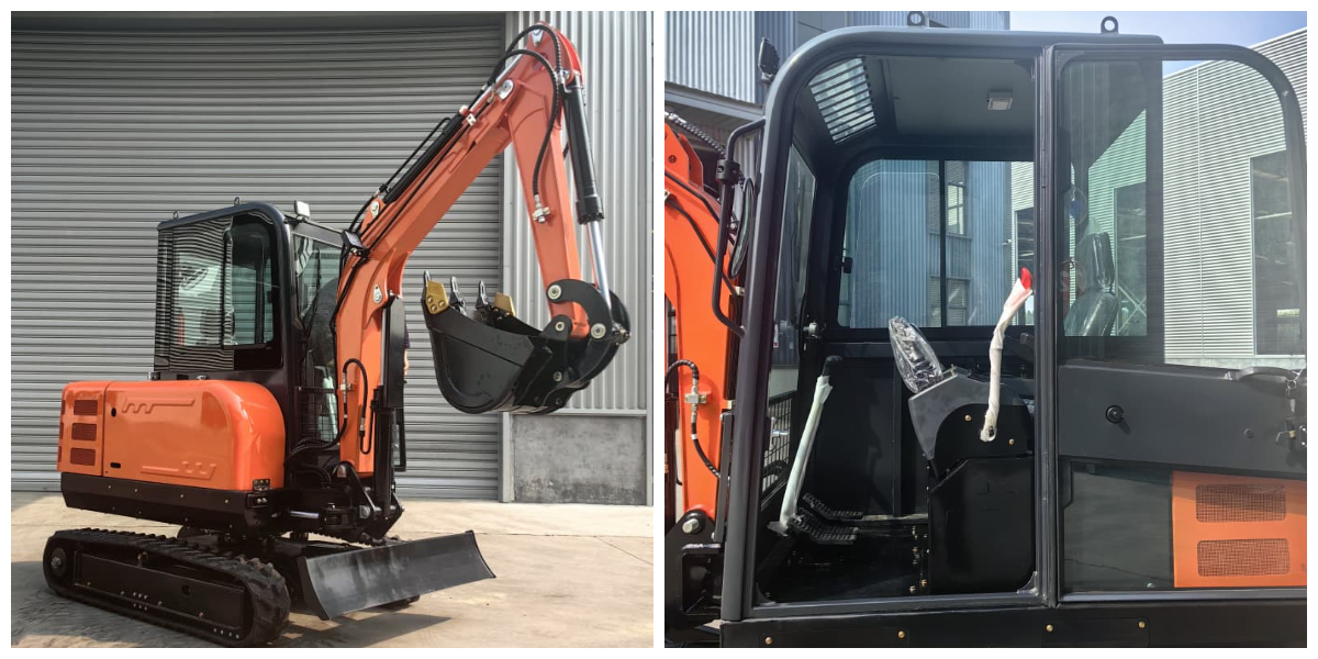 Koparka gąsienicowa o udźwigu 3,5 tony