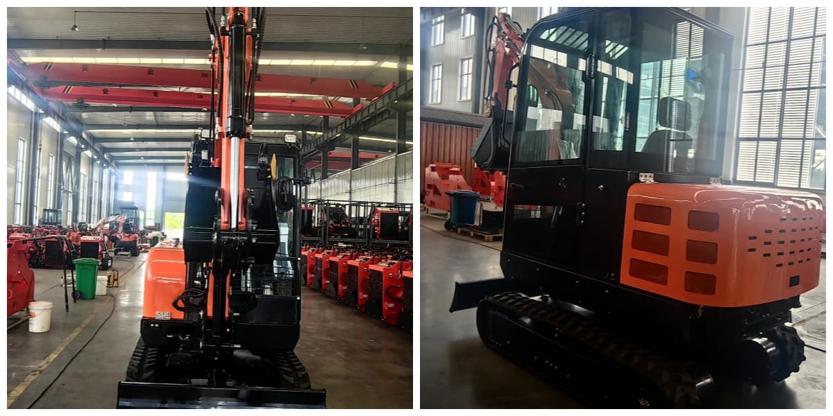 Miniexcavadora sobre orugas de 3,5 toneladas